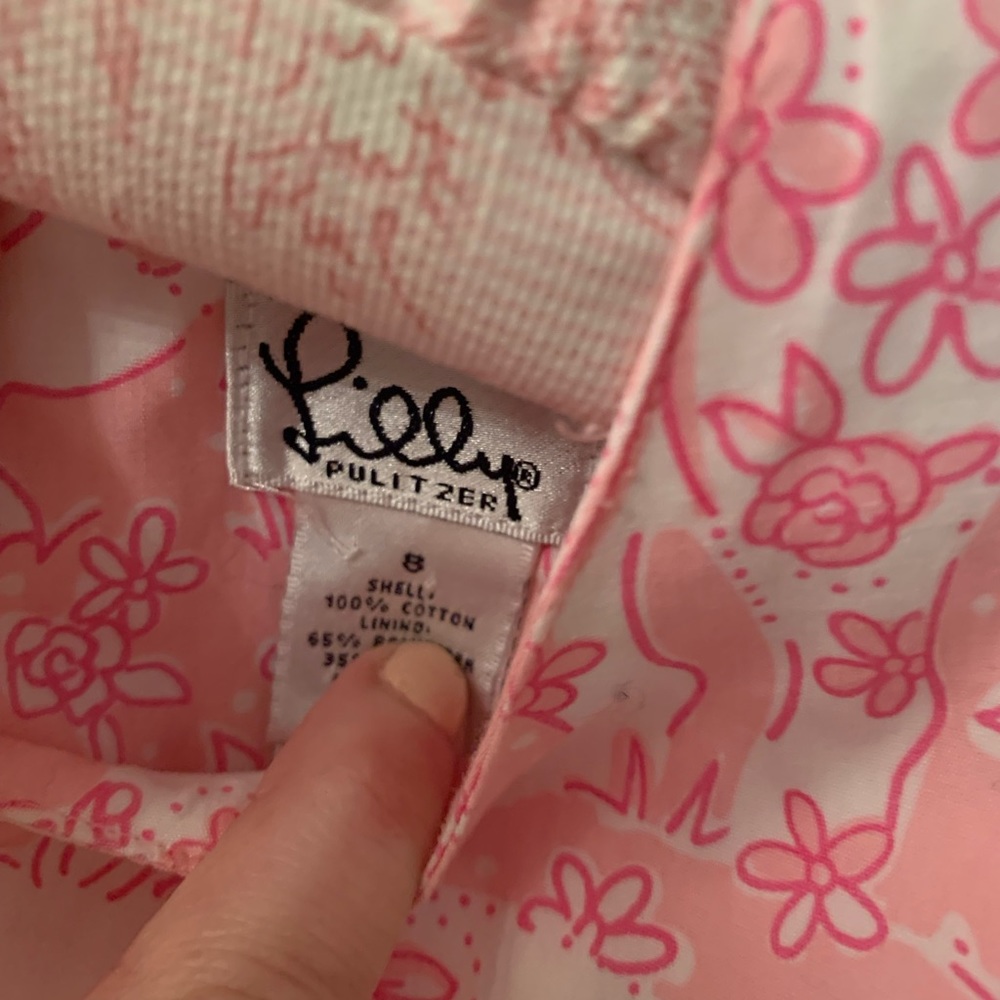 Pink lily dress
